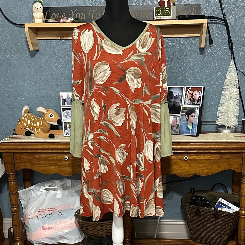 Floral Print Women's Dress